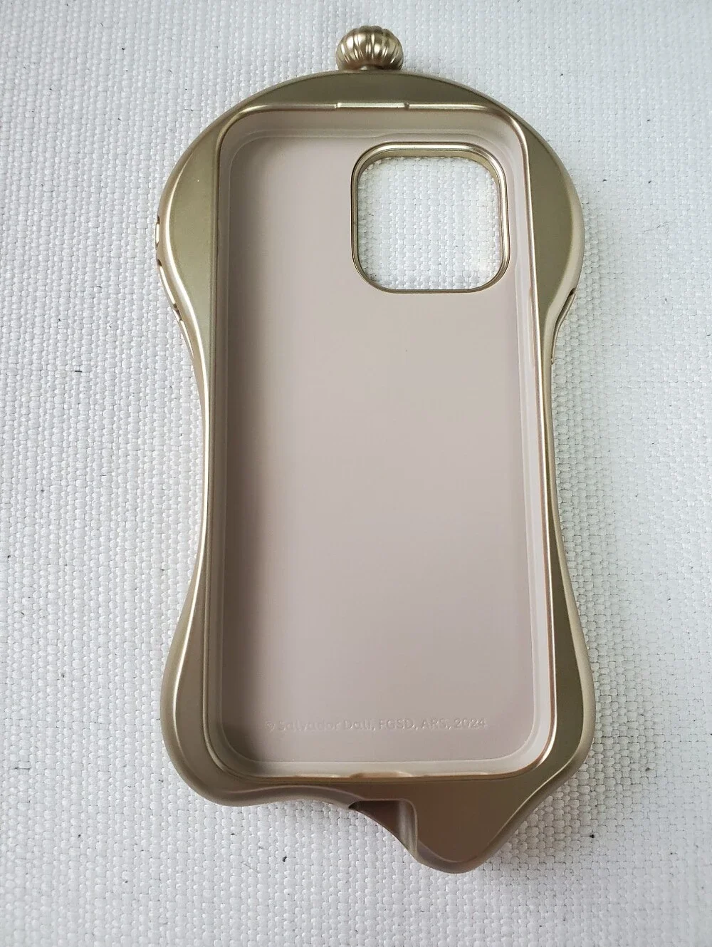Casetify Salvador Dalí Melting Clock iPhone Case Gold & White